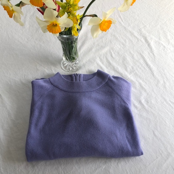 Draper’s & Damon’s lavender sweater, Large - Picture 3 of 6